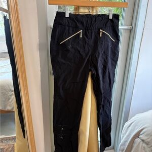 Jamie Sadock Golf Pants Black Stretch Zip Pockets Women’s Size 6
